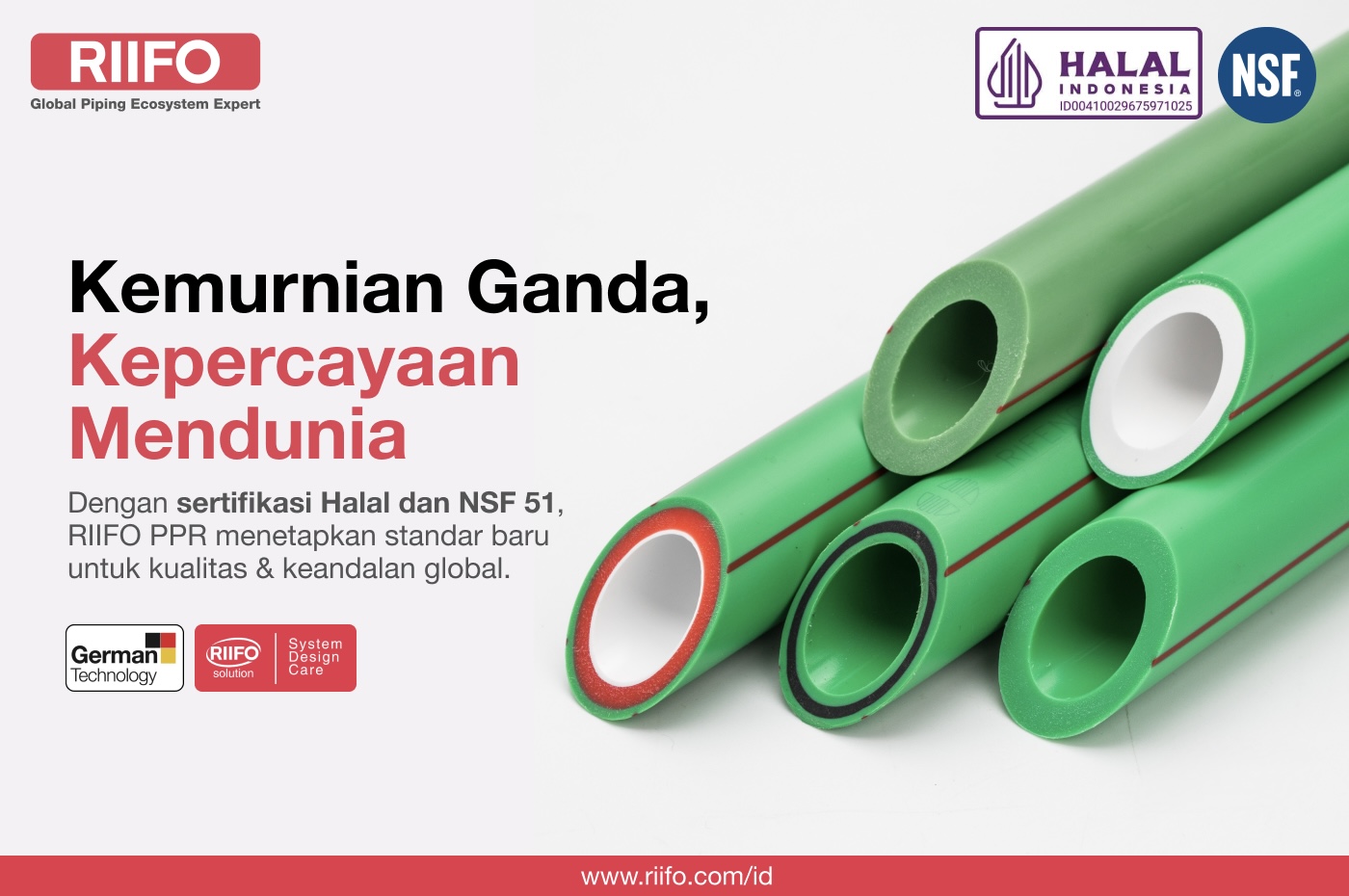 Distributor Resmi Pipa RIIFO / RIFENG Surabaya | STP